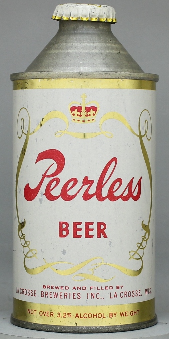 Peerless Beer Cone Top Can
