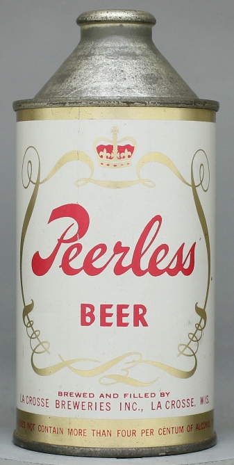 Peerless Beer Cone Top Can