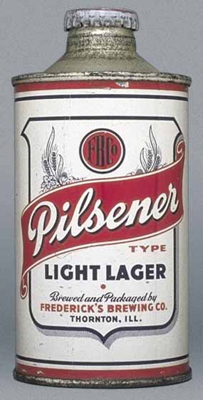 Pilsener Type Lager Beer Cone Top Can