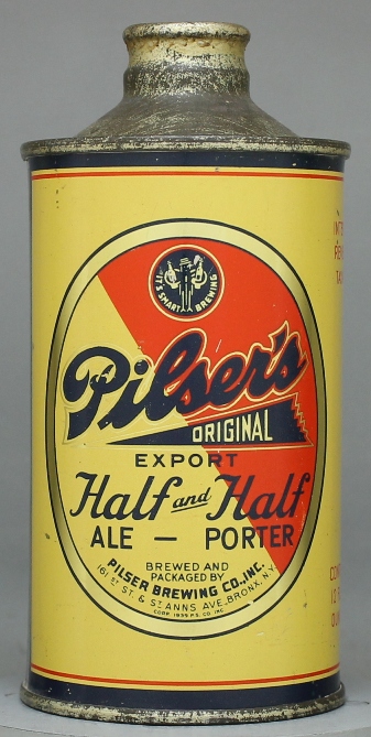 Pilser's Export Half&half Cone Top Can