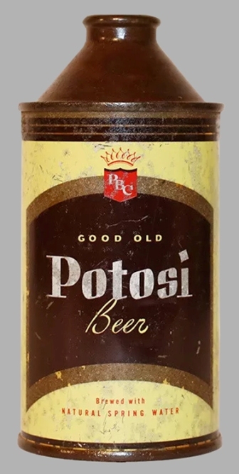 Potosi Good Old Beer Cone Top Can