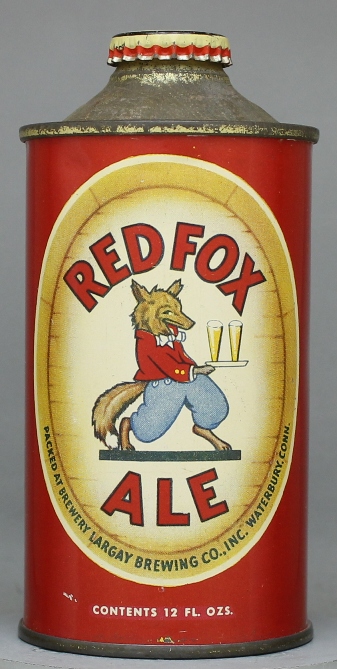 Red Fox Ale Cone Top Can