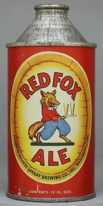 Red Fox Ale Cone Top Can