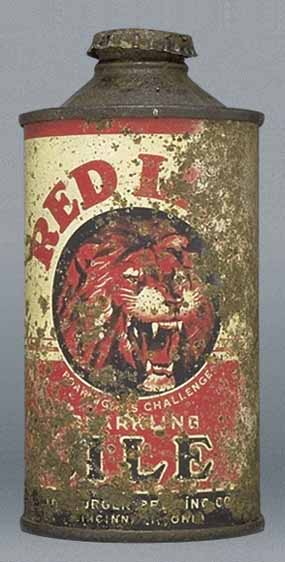 Red Lion Sparkling Ale Cone Top Can