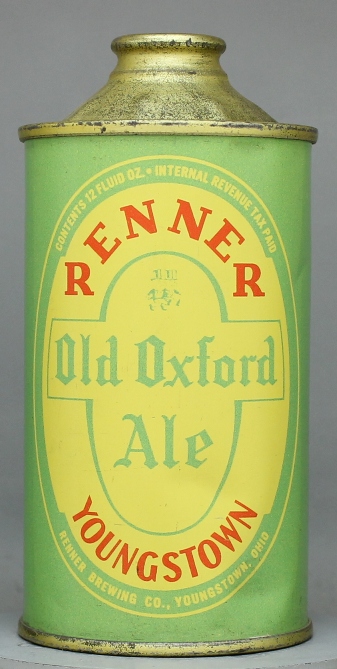 Renner Old Oxford Ale Cone Top Can