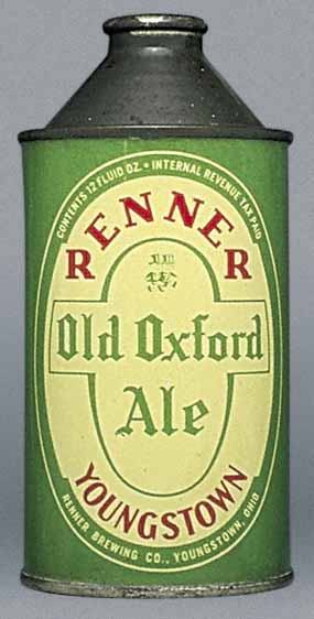 Renner Old Oxford Ale Cone Top Can
