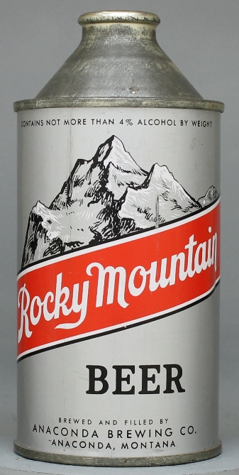 Rocky Mountain Beer Cone Top Can