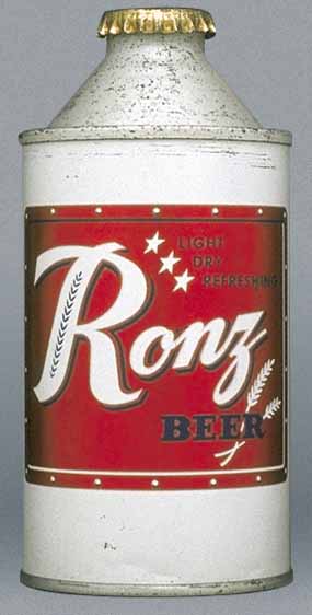 Ronz Beer Cone Top Can