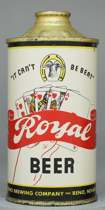 Royal Beer Cone Top Can