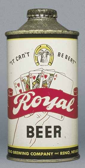 Royal Beer Cone Top Can