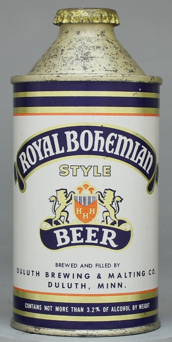 Royal Bohemian Style Beer Cone Top Can