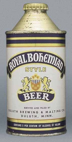 Royal Bohemian Style Beer Cone Top Can