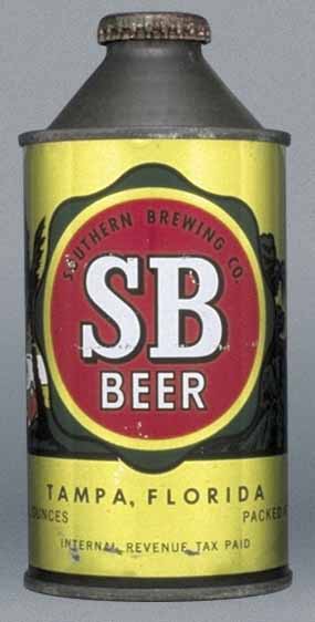 S B Beer Cone Top Can