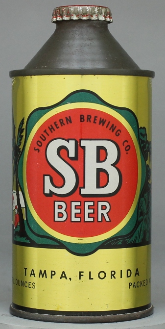 S B Beer Cone Top Can