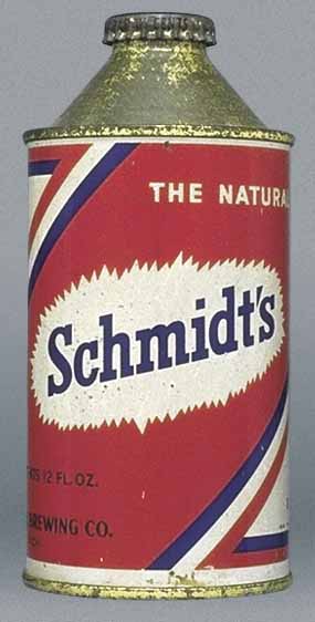Schmidt's Beer Cone Top Can