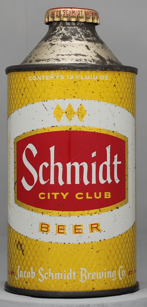 Schmidt City Club Beer Cone Top Can