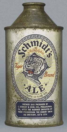 Schmidt's Ale Cone Top Can