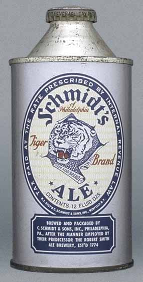 Schmidt's Ale Cone Top Can