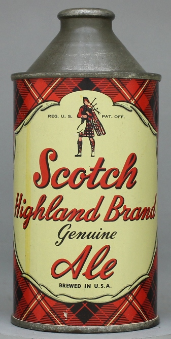Scotch Highland Ale Cone Top Can