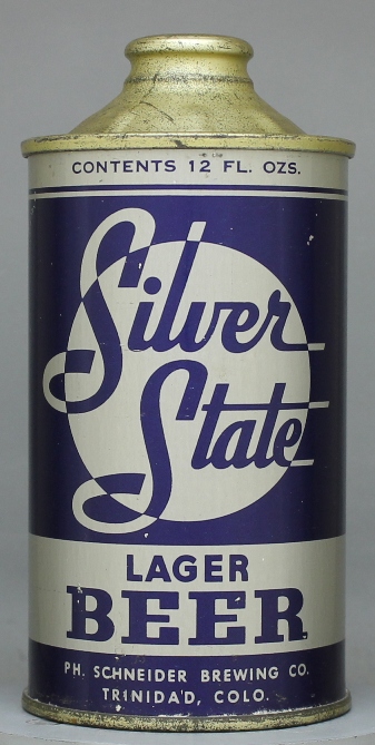 Silver State Lager Beer Cone Top Can