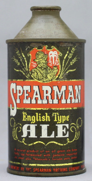 Spearman English Type Ale Cone Top Can