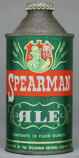 Spearman Ale Cone Top Can