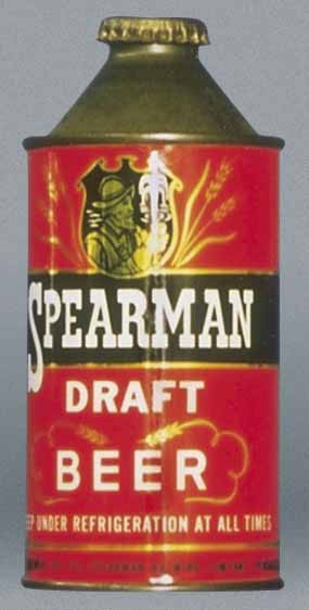 Spearman Draft Cone Top Can