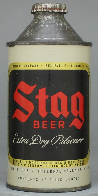 Stag Extra Dry Pilsener Beer Cone Top Can