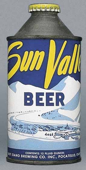 Sun Valley Beer Cone Top Can