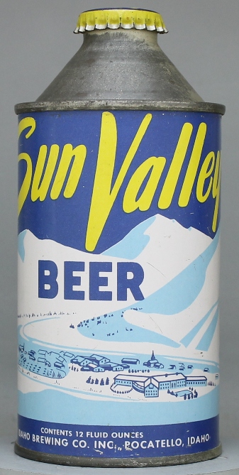 Sun Valley Beer Cone Top Can