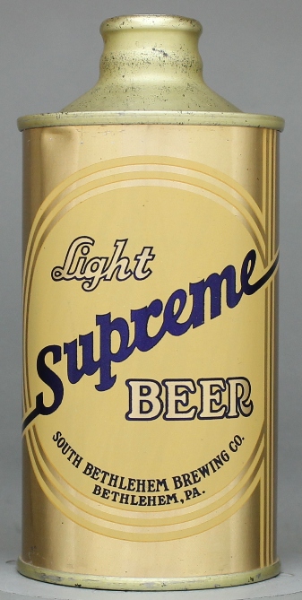 Supreme Light Beer Cone Top Can