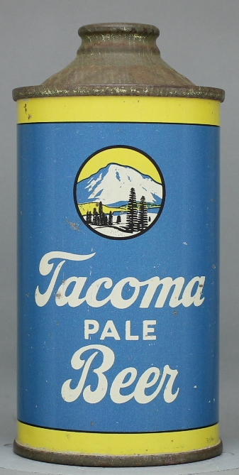 Tacoma Pale Beer Cone Top Can