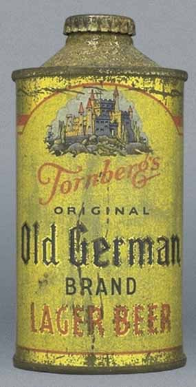 Tornberg's Old German Beer Cone Top Can