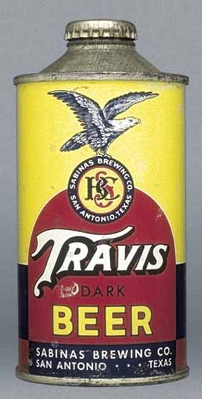 Travis Dark Beer Cone Top Can