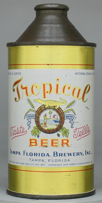 Tropical Beer Cone Top Can