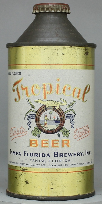 Tropical Beer Cone Top Can