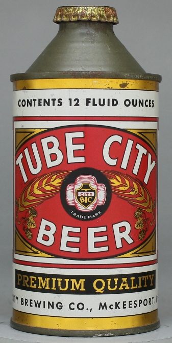 Tube City Premium Quality Beer Cone Top Can