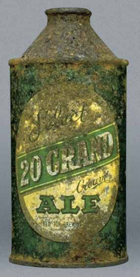 Twenty Grand Select Cream Ale Cone Top Can