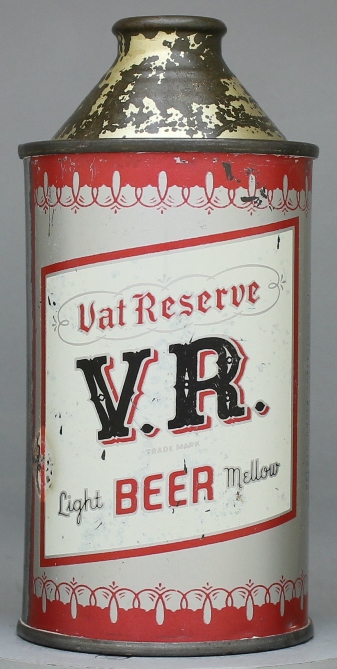 V.r. Vat Reserve Beer Cone Top Can
