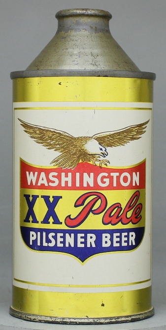 Washington Xx Pale Pilsener Beer Cone Top Can