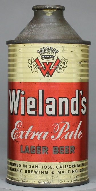 Wieland's Extra Pale Beer Cone Top Can