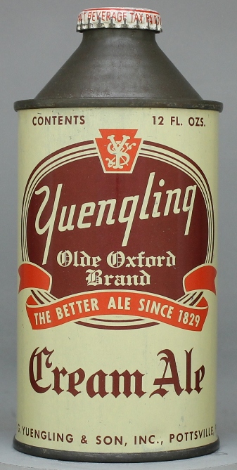 Yuengling Old Oxford Ale Cone Top Can