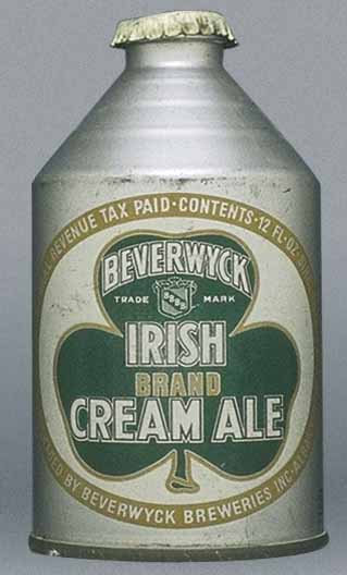 Beverwyck Irish Brand Cream Ale Crowntainer