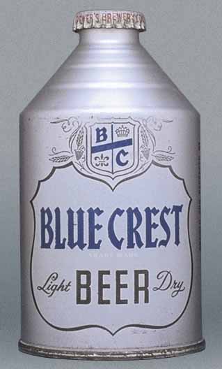 Blue Crest Light Dry Beer Crowntainer