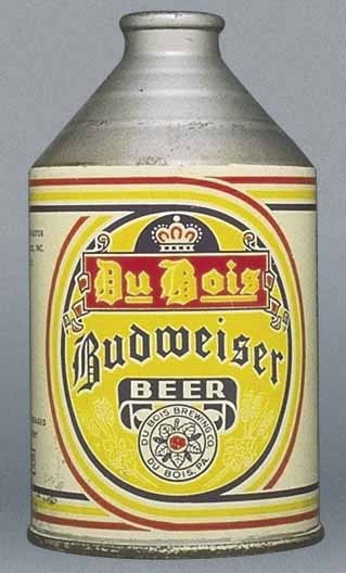 Du Bois Budweiser Beer Crowntainer