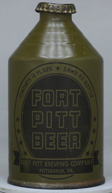 Fort Pitt Beer Crowntainer