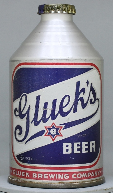 Gluek's Beer Crowntainer