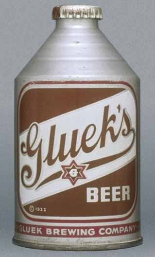 Gluek's Beer Crowntainer