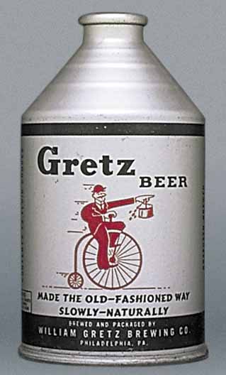 Gretz Beer Crowntainer Can