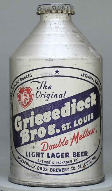 Griesedieck Double Mellow Beer Crowntainer
